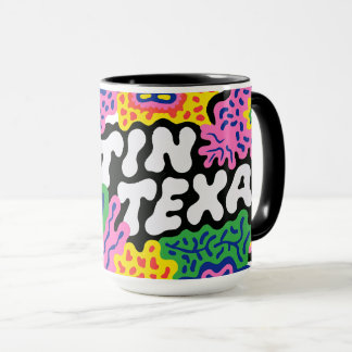 Austin Texas Weird Floral Graphic Mug