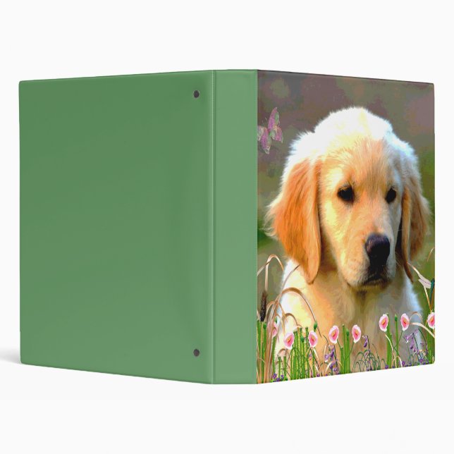 Austin The Golden Labrador Binder (Background)