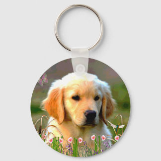 Austin The Golden Labrador Keychain