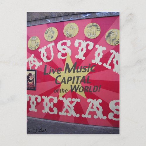 Austin TX Postcard