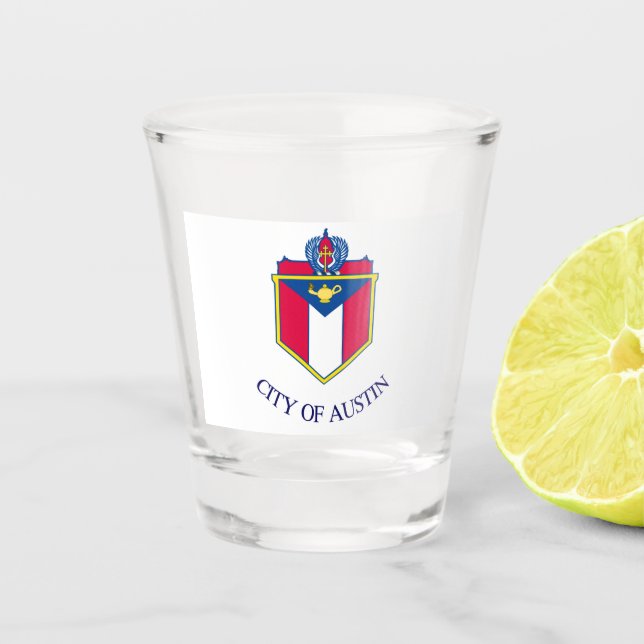 AUSTIN, TX SHOT GLASS (Front)