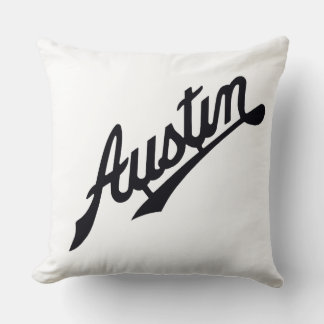 Austin Vintage Car badge Throw Pillow