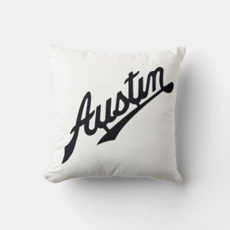 Austin Vintage Car badge Throw Pillow