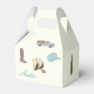 Austin Wedding Favor Box