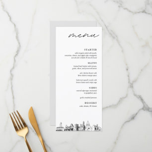 Austin Wedding Reception Dinner Menu