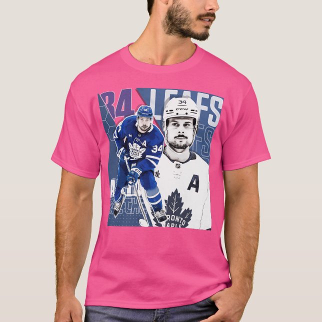 Auston Matthews Hockey Shirt Maple Leafs (Front)