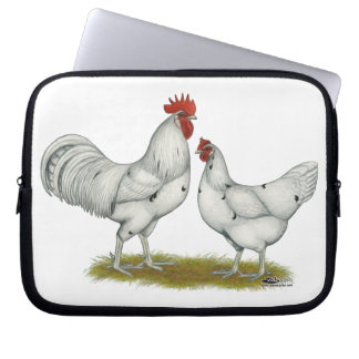 Austra White Chickens Laptop Sleeve