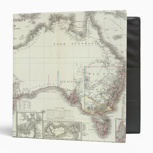 Austral-Continent 3 Ring Binder (Front/Inside)