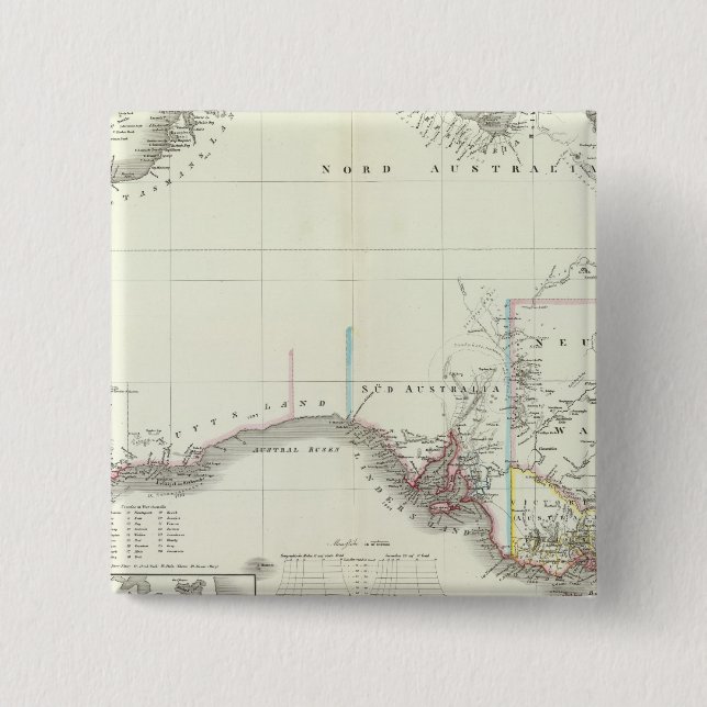 Austral-Continent Button (Front)