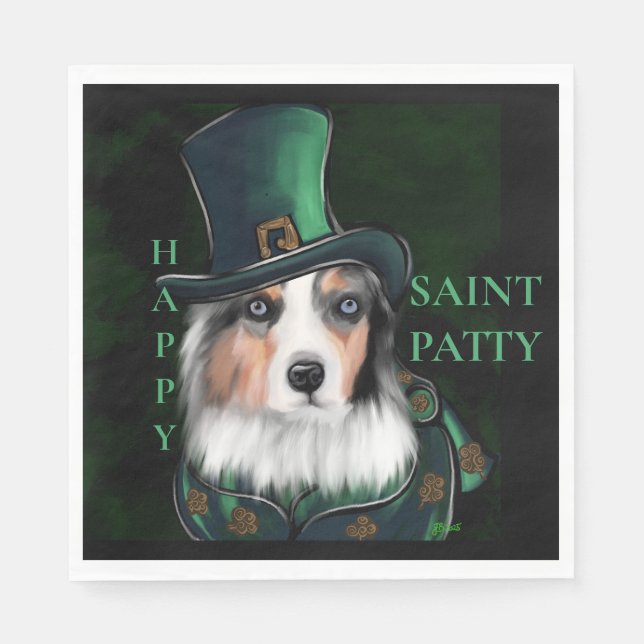 AUSTRALAN SHEPHERD   NAPKINS (Front)
