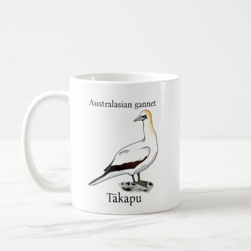 Australasian gannet Äkapu coffee mug