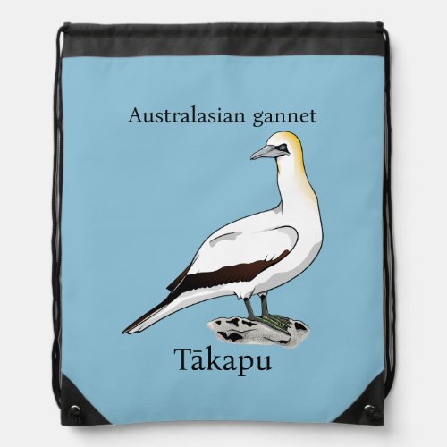 Australasian gannet Äkapu drawstring bag