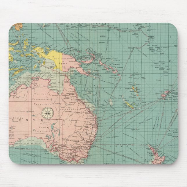 Australasian, Polynesian ports Mouse Pad (Front)