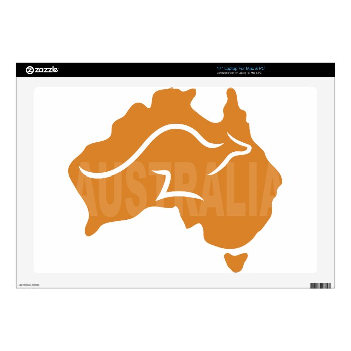 Australia 17" Laptop Decal