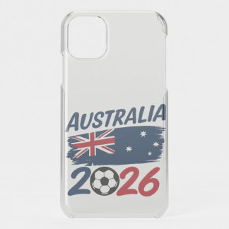 Australia 2026 Soccer Fan Design Flag Colors iPhone 11 Case