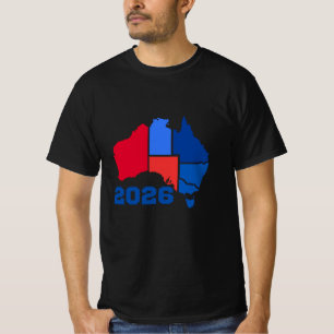 Australia 2026 Soccer Fan Personalized Jersey T-Shirt