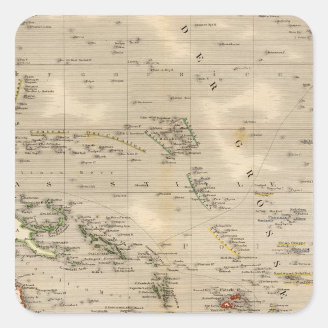 Australia 4 square sticker (Front)