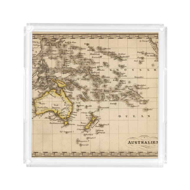 Australia 9 acrylic tray (Front)