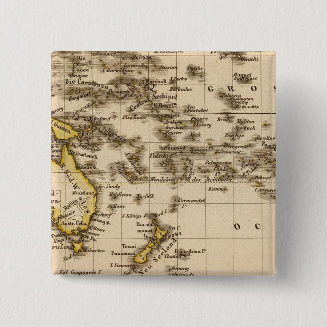 Australia 9 pinback button (Front)