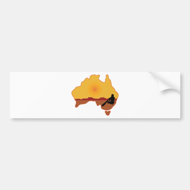 Australia Aboriginal Bumper Sticker (Front)
