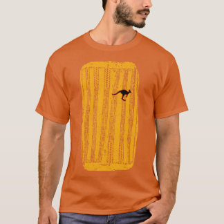 Australia Aboriginal Drum Kangaroo Pattern T-Shirt