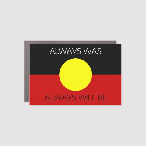 australia aboriginal flag  car magnet
