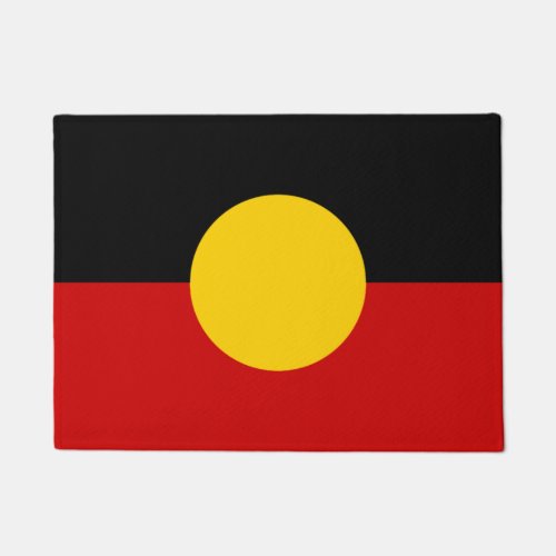 Australia Aboriginal Flag Doormat
