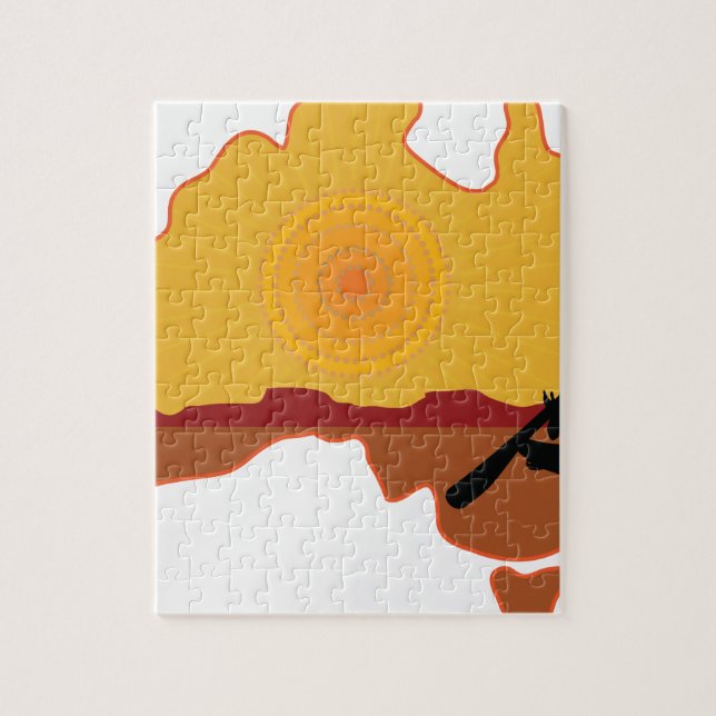 Australia Aboriginal Jigsaw Puzzle (Vertical)