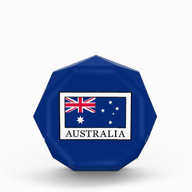 Australia Acrylic Award (Front)