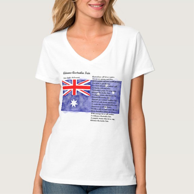 Australia - Advance Australia Fair T-Shirt (Front)