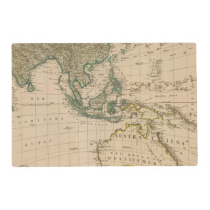 Australia and Asia Placemat