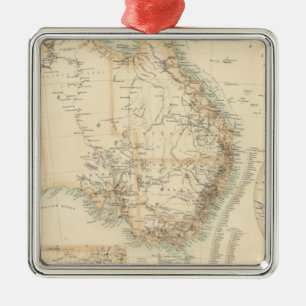 Australia and New Zealand Metal Ornament
