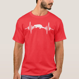 Australia Animal Heartbeat Gift Platypus T-Shirt