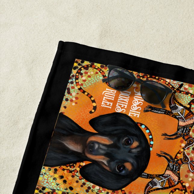 AUSTRALIA ART                    BEACH TOWEL (In Situ)