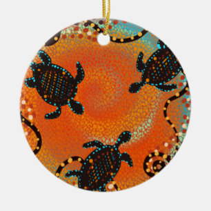 AUSTRALIA ART     CERAMIC ORNAMENT