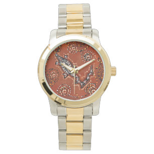 AUSTRALIA ART CROCODILE  WATCH