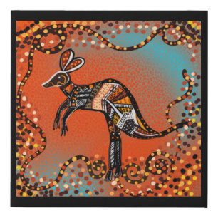 AUSTRALIA ART          FAUX CANVAS PRINT