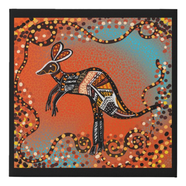 AUSTRALIA ART          FAUX CANVAS PRINT (Front)