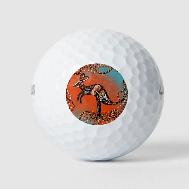 AUSTRALIA ART            GOLF BALLS (Front)