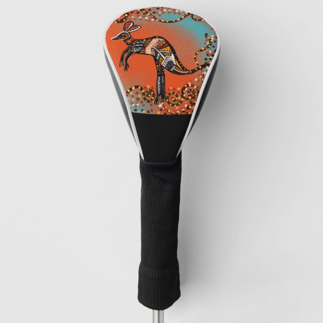 AUSTRALIA ART            GOLF HEAD COVER (Front)