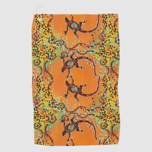 AUSTRALIA ART                   GOLF TOWEL