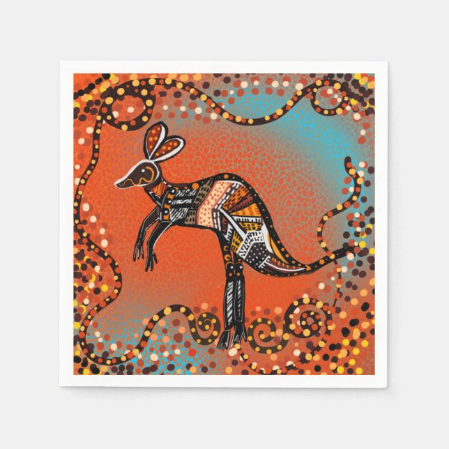 AUSTRALIA ART            NAPKINS (Front)