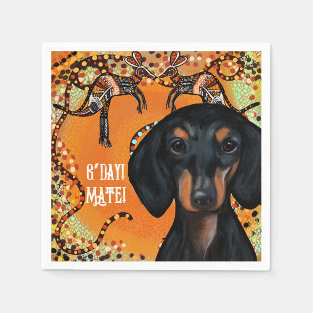 AUSTRALIA ART                  NAPKINS (Front)