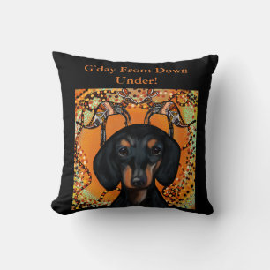 AUSTRALIA ART              THROW PILLOW