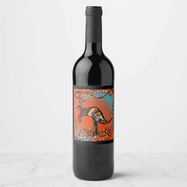 AUSTRALIA ART            WINE LABEL (Front)