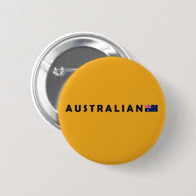 Australia Australian Button (Front & Back)