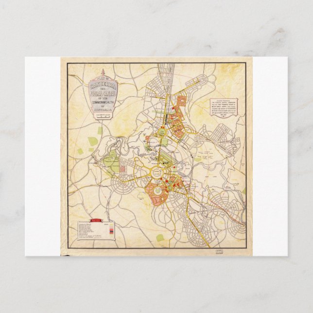 Australia Australian Capital Territory Canberra Postcard (Front)