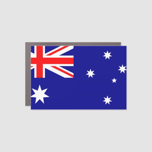 Australia Australian Flag Car Magnet