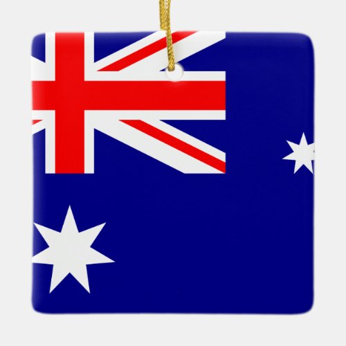 Australia Australian Flag Ceramic Ornament