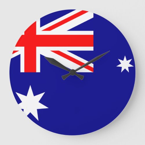 Australia Australian Flag Large Clock